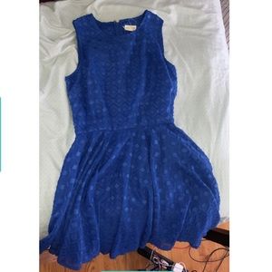blue dress, ONLY WORN ONCE